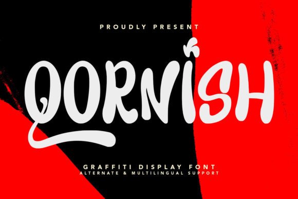 Qornish: A Bold, Playful Display Font for Editorial Impact