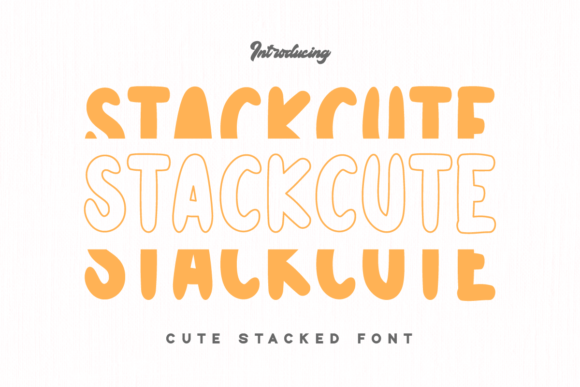 Stackcute: A Display Font That Earns Its Space