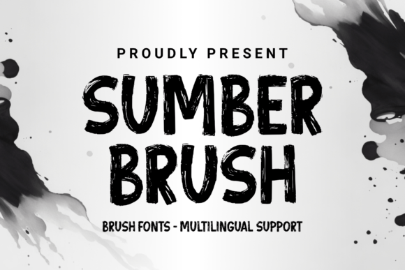 Sumber Brush: A Bold, Sophisticated Display Font for Editorial Design